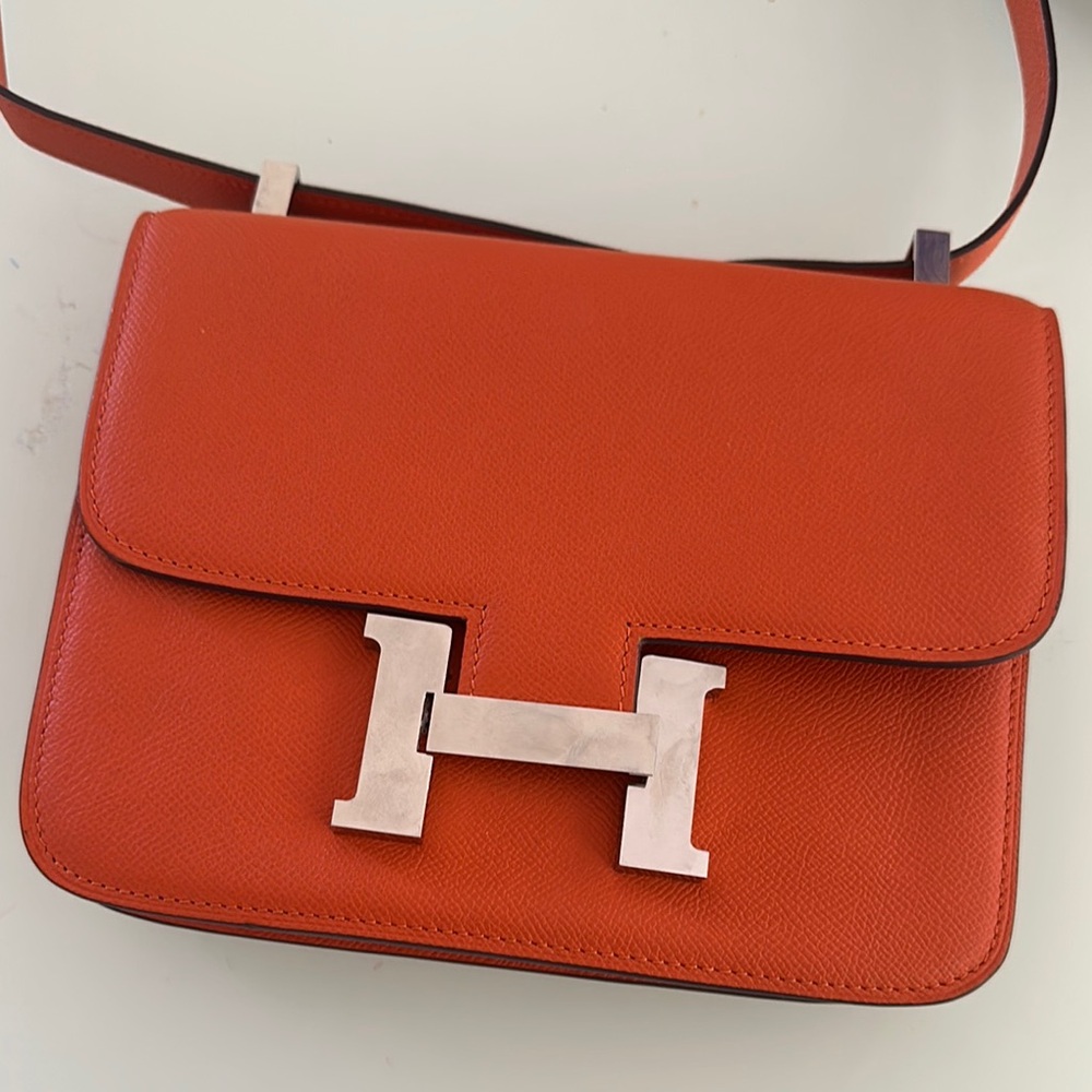 Orange Crossbody Bag
